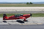 Jeff Boerboon flew the Extra 300L on Sunday
