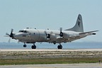USN P-3C Orion arriving for the static display