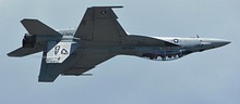 USN Tac Demo VFA-106 F/A-18F Super Hornet inverted