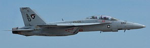 USN Tac Demo VFA-106 F/A-18F Super Hornet touch-and-go