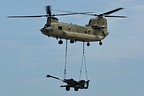 CT Army National Guard CH-47F Chinook taking part in the Rhode Island Combined Arms Demo