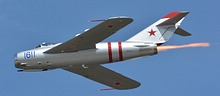 Randy Ball MiG-17F high-speed pass