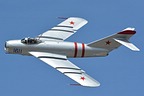 Randy Ball flying the afterburner MiG-17F 'Fresco'
