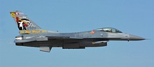 USAF F-16 Viper Demo with 20th FW 50th Anniversary 1965-2015 Wild Weasel tail