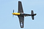 Mark Murphy flying his P-51D Mustang 'Never Miss'
