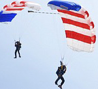 US Navy Jump Team members