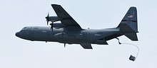 C-130J 91431 performing a supply drop