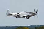 P-51D Mustang takes off for the USAF Heritage Flight