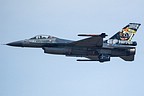Royal Netherlands Air Force F-16 Demo spare aircraft with 313 Sqn 60th anniversary markings