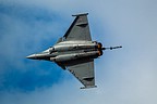Armée de l'Air Rafale demonstrations are never shy of using the afterburner