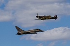 RAF Typhoon & Spitfire Synchro Pair