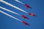 RAF Red Arrows Aerobatic Display