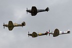 Battle of Britain Memorial Flight Hurricane and Spitfires