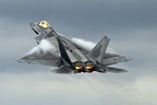 USAF F-22A Raptor Demo take-off