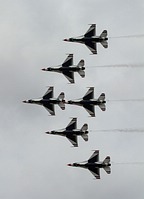 USAF Thunderbirds full formation