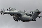Airbus Defence and Space A400M propeller vortices