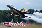 Belgian Air Force F-16 Demo take-off