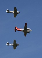 DH-104 Devon and Harvards formation