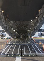 RAAF C-17A cargo hold