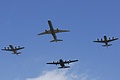 Formation of a C-130H Hercules, B757 and two P-3K Orions