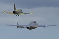 L-39 and Vampire in formation