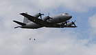 RNZAF P-3K Orion dropping rescue packages