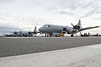 P-3K Orion joined the Kiwi Flag participants for the static show