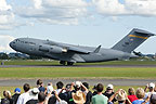 USAF C-17 taking off for its demo