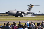 USAF C-17 touch-down