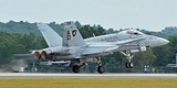 USN Tac Demo VFA-106 F/A-18C Hornet 301 take-off
