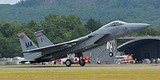 Massachusetts ANG 104th FW F-15C Eagle landing