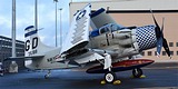 A-1E Skyraider with wings folded