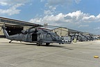 Flight line of the HH-60G Pave Hawks assigned to 56th Rescue Squadron / 31st Fighter Wing