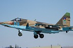 Azerbaijani Su-25 blue 09 take-off