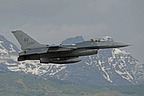 555th Fighter Squadron F-16CM Block 40K 89-2096 taking off from Aviano Air Base