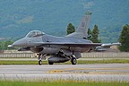 555th Fighter Squadron F-16CM Block 40K 90-0773 having left the runway