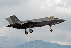 F-35A MM7358 32-08 landing at Aviano AB
