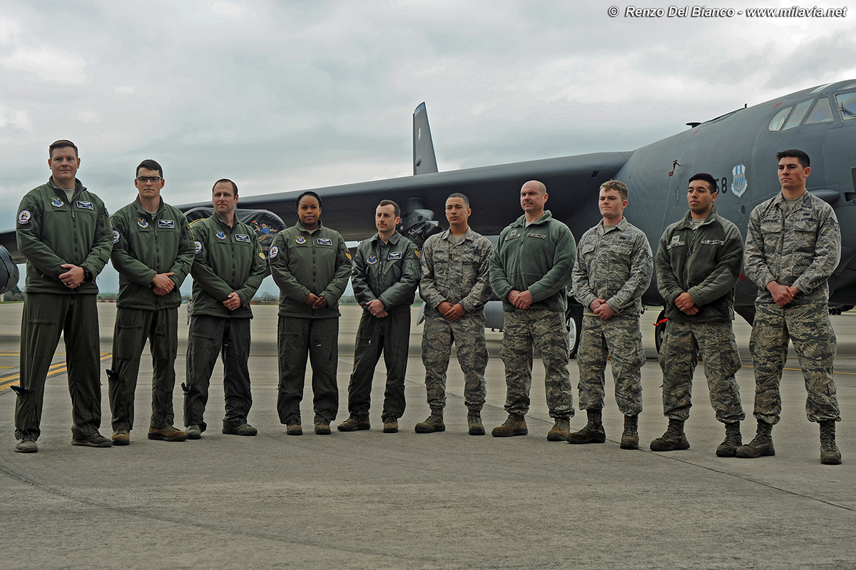 U.S. Air Force B-52 Bomber Task Force deployment Europe - March 2019 ...