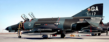 Luftwaffe F-4F 72-117 35 TFW George AFB, California, in October 1973