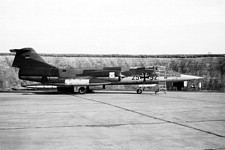 JG71 F-104G 25+92 at Nörvenich, February 1974