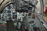 The Su-22M4's analog cockpit.