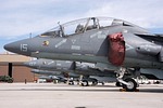 Production of AV-8B began in 1981, the 64th production aircraft was the first TAV-8B. When production ended in 2003 more than 340 Harrier IIs were produced.